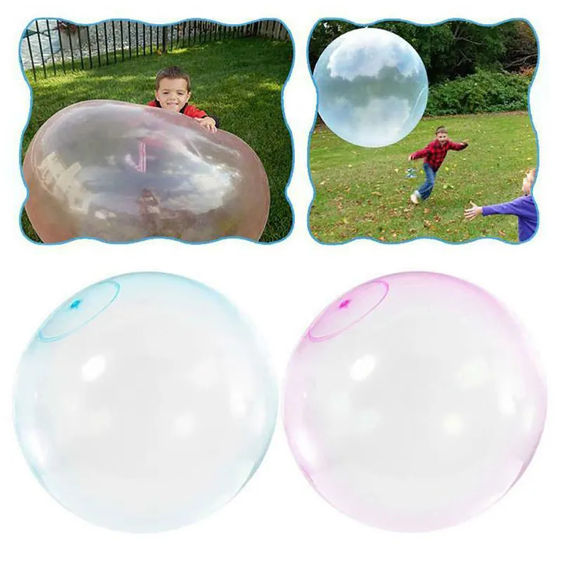 120 cm kinderen Outdoor Soft Air Water gevulde bubbelbal Blow -up ballonspeelgoed Fun feestspel Geweldig geschenken heel strandspeelgoed2537843