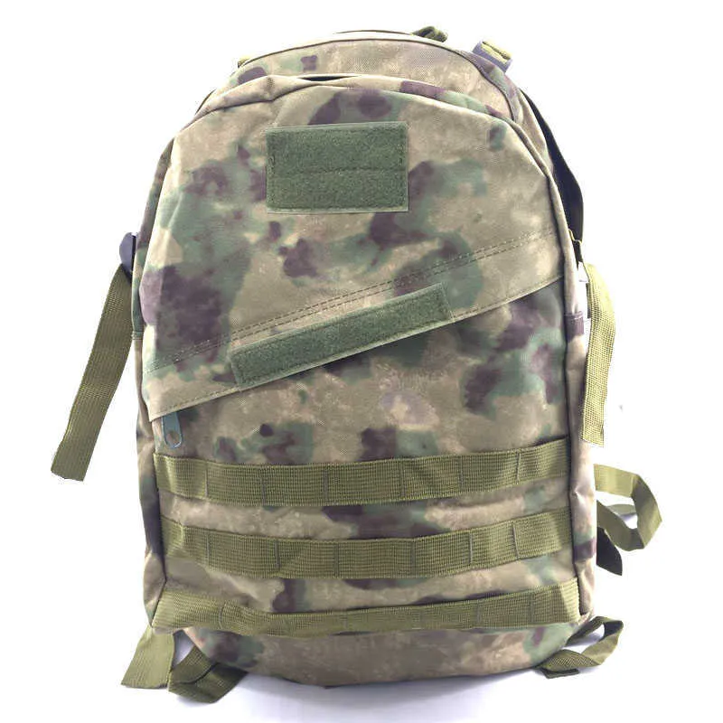 Molle Camouflage Tactical Backpack Military Camping Hiking Bag Men Hunting Climbing Rucksack War Game Travel Outdoor Airsoft Bag Q0721