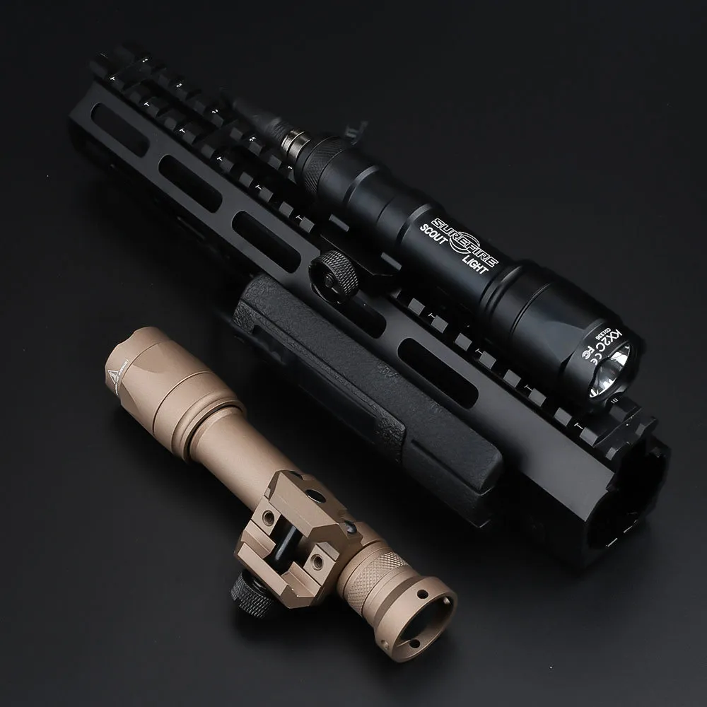 Airsoft surefir M600 M600c الضوء في الهواء الطلق صيد البندقية التكتيكية الكشفية 340lumens مصباح يدوي FIT 20mm Picatinny Rail 21032223750627