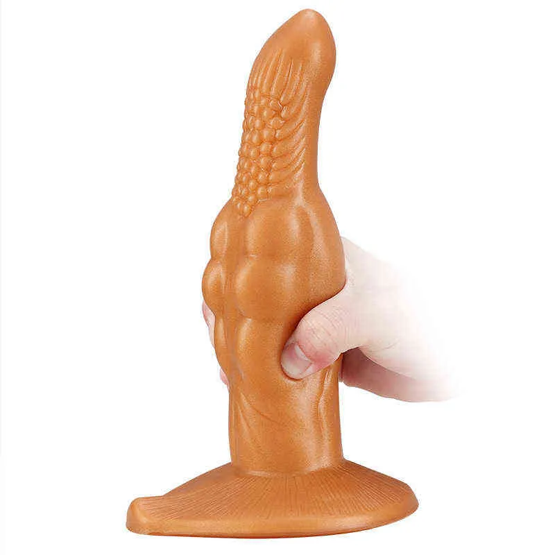 NXY Dildos Anal Toys Different Yang Finger Granular Vestibular Plug for Men and Women Masturbation Device Soft Silicone Chrysanthemum Expansion Fun 0225