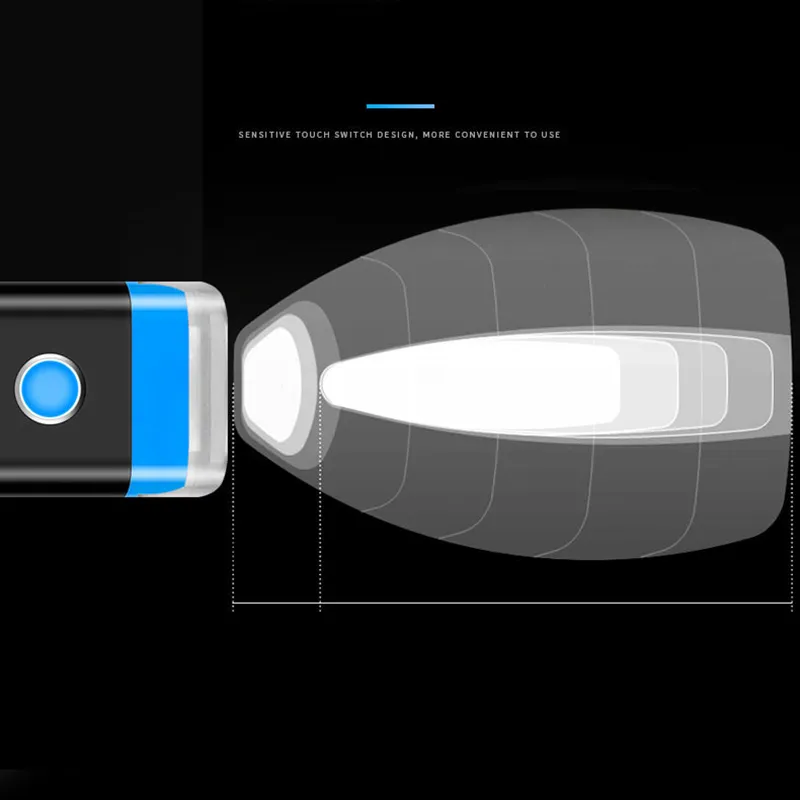 Fahrrad-Frontlichter, hohe helle USB-wiederaufladbare LED-Montage-Fahrradlichter, wasserdichter intelligenter Scheinwerfer mit Taschenlampenhupe