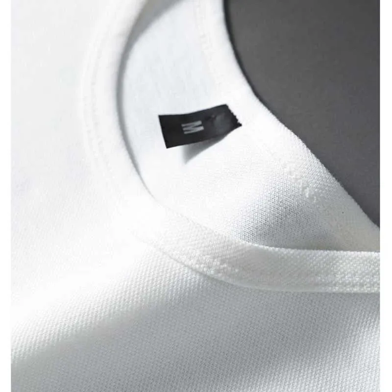 100％ピュアコットンティーシャツメンズサマーベーシックカジュアルTシャツ男シンプルソリッドカラーブラックホワイト灰色の灰色灰色の灰色のトップスティーオス210629