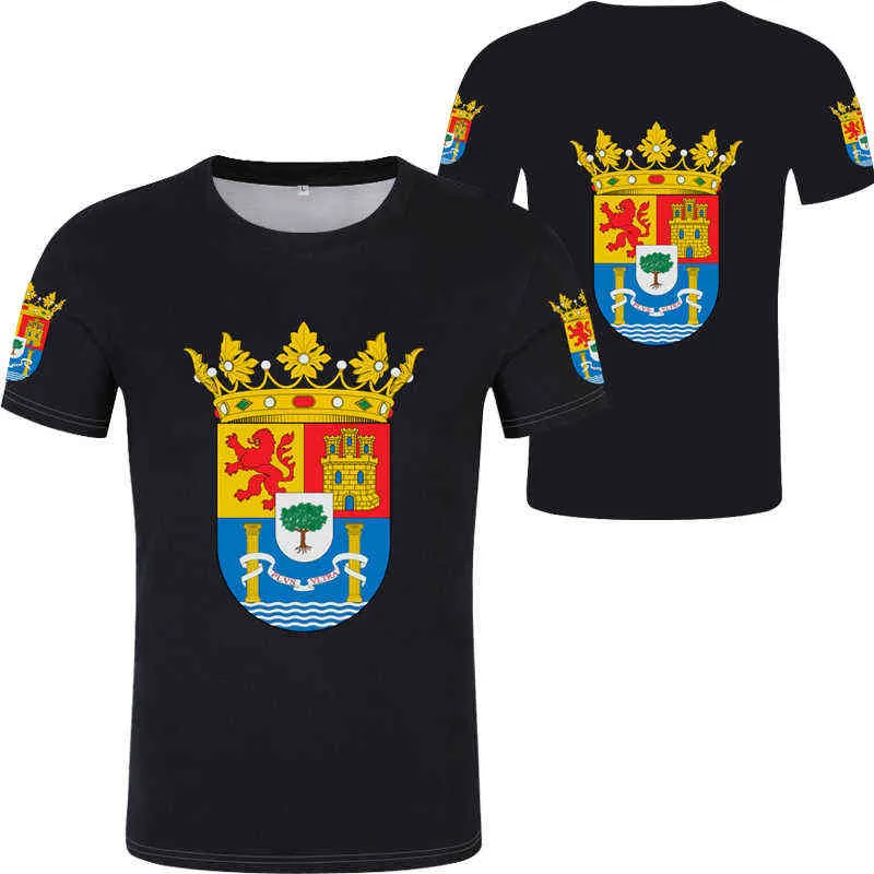 EXTREMADURA plasencia caceres badajoz espana vêtements espagnols T-shirt hommes femmes t-shirt style punk top t-shirts t-shirt X0602