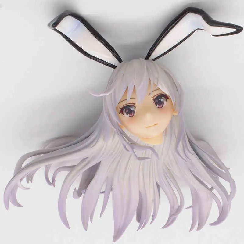 25cm 애니메이션 피겨 스카이 튜브 알파 맥스 우사 다 yu Saitom Bunny 여자 섹시한 여자 애니메이션 PVC 액션 피겨 장난감 성인 모델 인형 선물 H1105262U