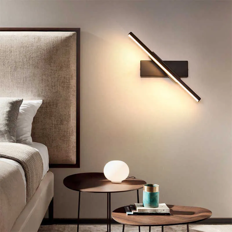 Светодиодная настенная лампа Nordic современная минималистская спальня прицела креативная лестница живущая комната 210724