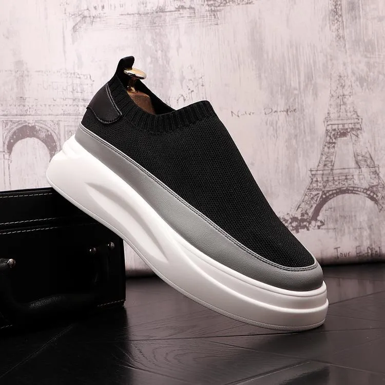 Luxury Designer Andas Män Cloth Business Bröllop Skor Klassisk Lace-up Vulkaniserad Casual Sports Sneakers Spring Autumn Models Walking Loafers