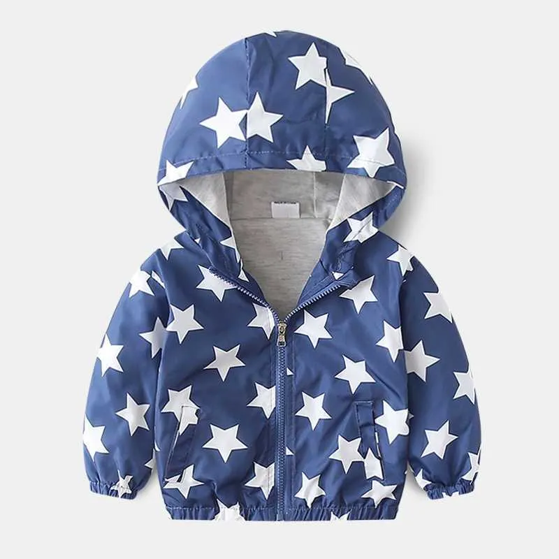 CROAL CHERIE Autumn Kids Boys Jacket Outerwear Coats Boys Kids Jacket For Girls Cartoon Car Printing Children Clothing (5)