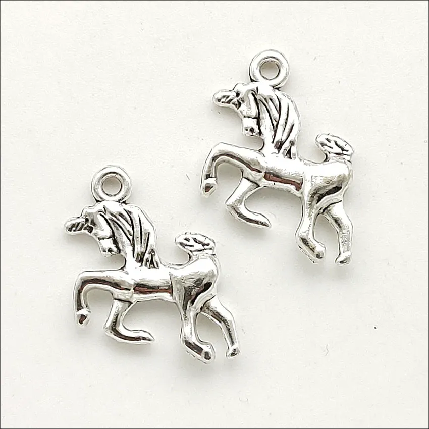 Unicorn Horse Alloy Charms Perles Pendants pour bijoux Making Oreing Collier Bracelet Clavier Chain Chain