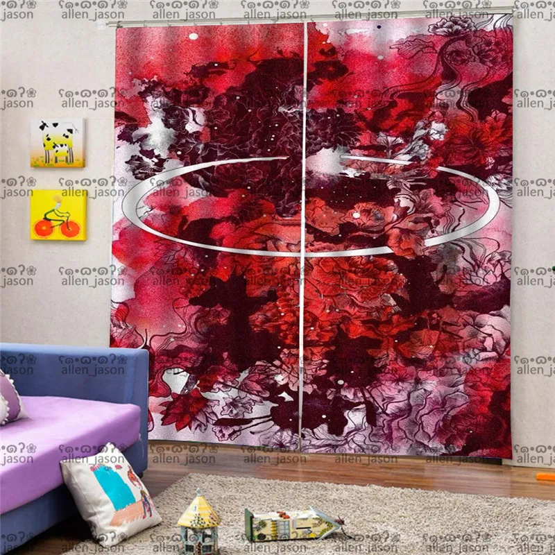 Wild High-grade Curtain Hipster Designer Series Top Quality Cloth Home Bedroom Bathroom Transparent Glass Window Door Multi-functi313D