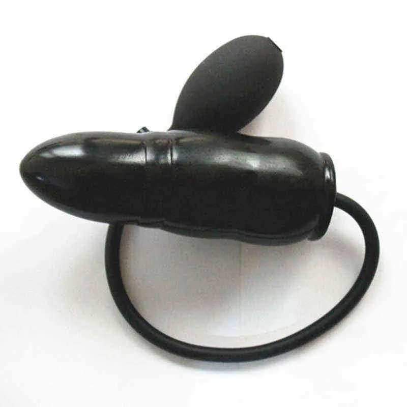 Nxy juguetes sexuales anales Unisex inflable Butt Plug dispositivo consolador juego para adultos bomba de aire masturbador juguetes Drop 11198545614