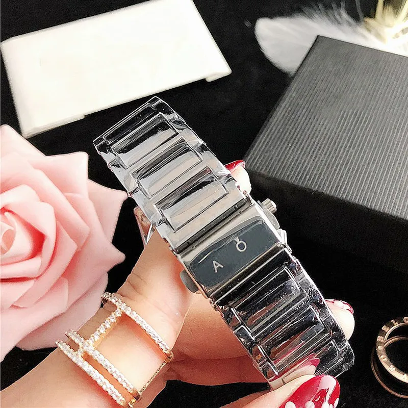 Marca Relojes mujer Chica estilo Colorido acero banda de metal reloj de pulsera de cuarzo P84