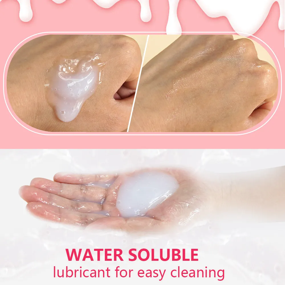 Yutong simulate sêmen 500 ml lubrificante neturual creme av para a natureza à base de água pessoal de lubrificação vaginal anal lubrificante