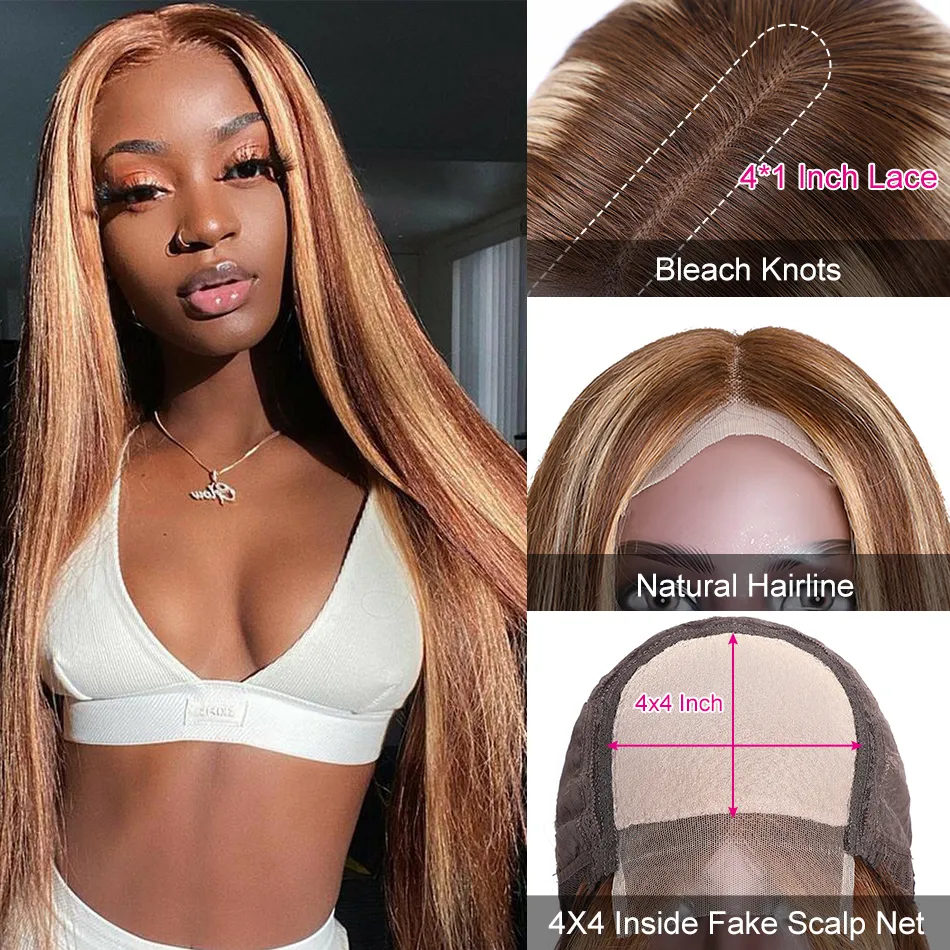 13x4 Highlight Perücke Spitzenfront menschliches Haar Perücken Honigblond Brasilian gerade 5x5 Hd Spitzenverschluss Perücke Unice Hair Perücken für Frauen9676912