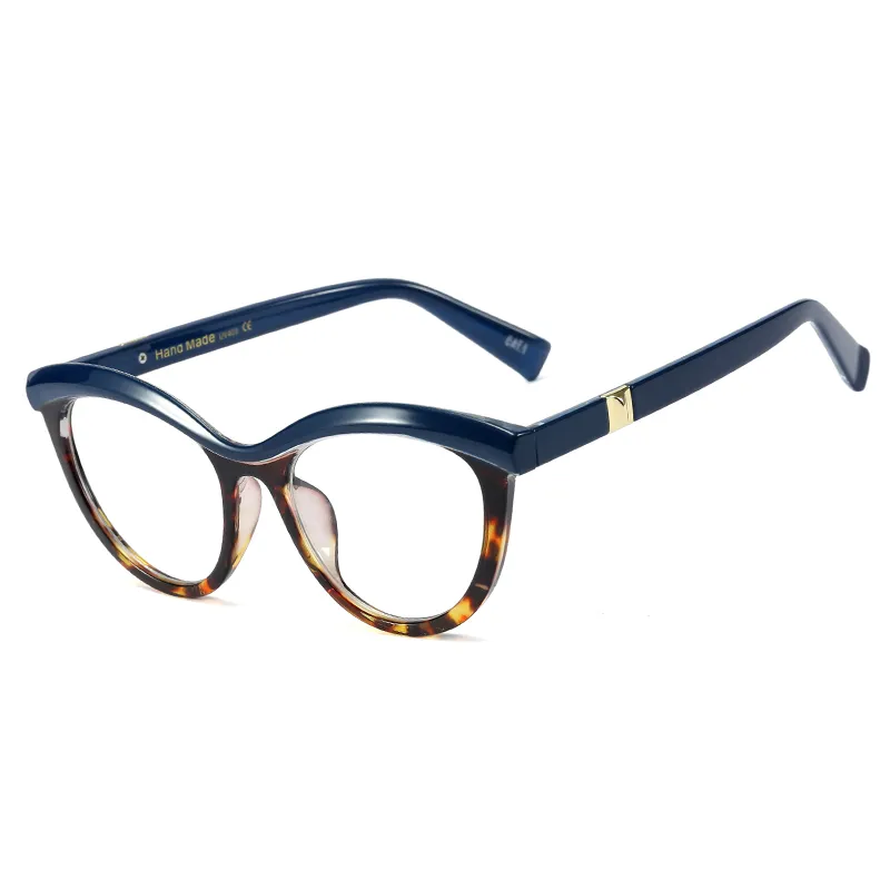 Óculos de sol polarizados clássicos pequenos âmbar olho de gato para mulheres e homens estilo vintage óculos de segurança T97565275x