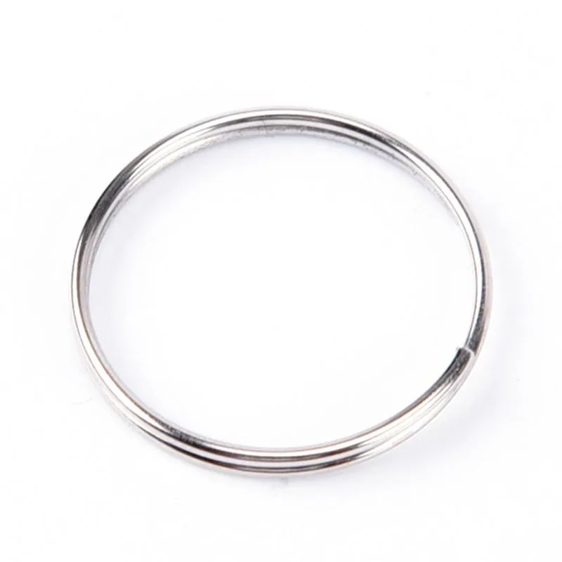 Брелки 50 100 шт., разрезное кольцо 25 мм, кольца для ключей Argolas Para Chaveiro, аксессуары для ключей Porte Cle Parts320K
