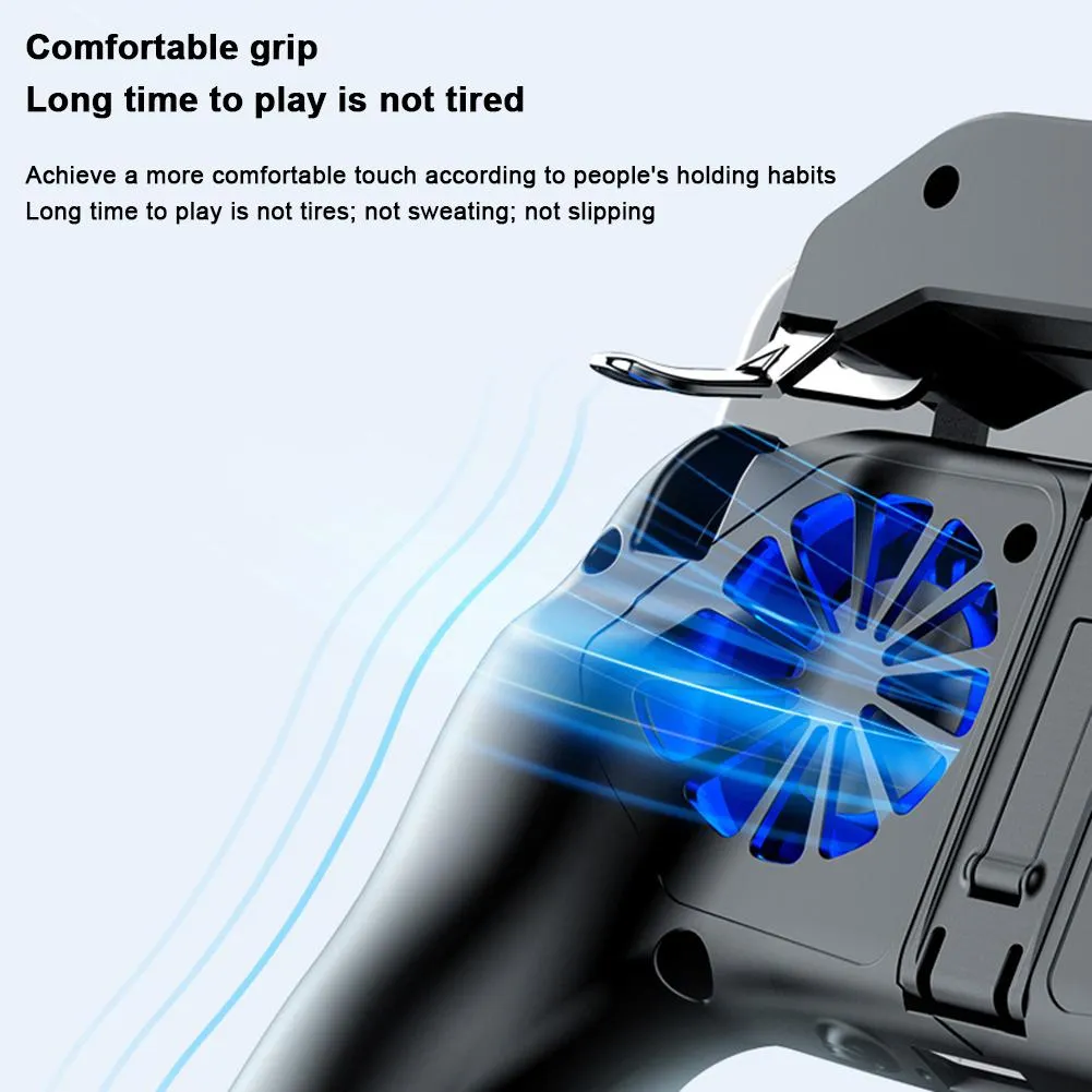 Bakeey H10 manette de jeu sans fil manette de jeu Portable avec ventilateur de refroidissement pour Console de jeu de téléphone manettes de ventilateur vidéo