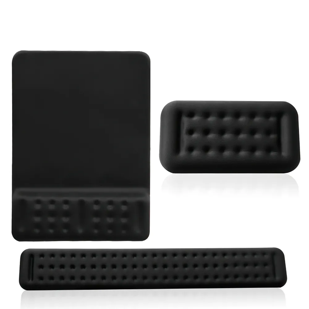 Mouse Memory Cotton Wrist Keyboard Pads Ergonomic Design Non Slip Automatic Molding Office Home PC Laptop Portable