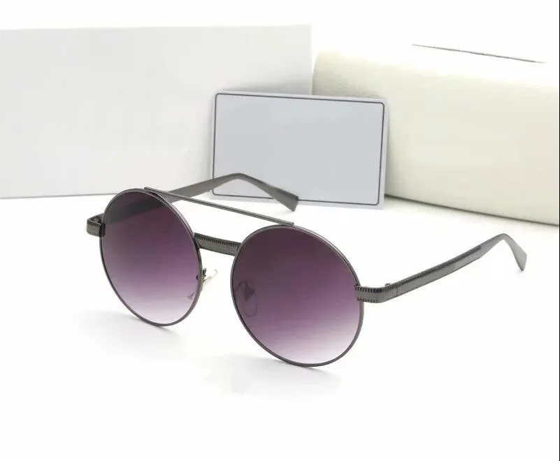 Lunettes de soleil design 2210 de style métal classique pour hommes et femmes avec lunettes neutres filaires décoratives