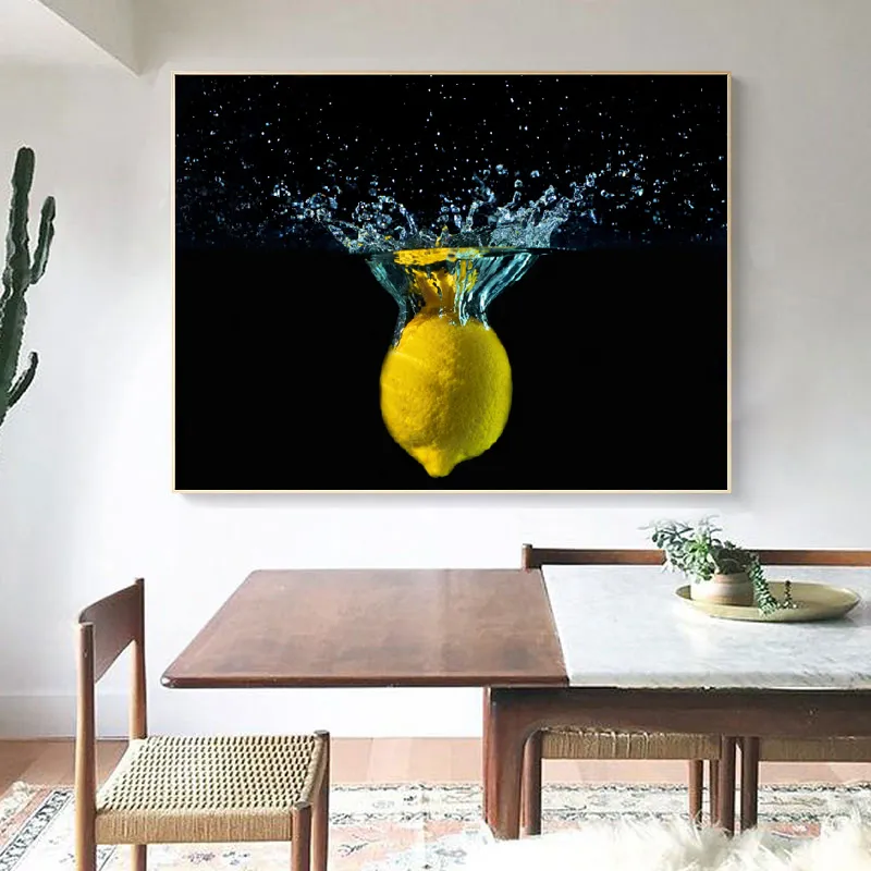Frutta di grandi dimensioni Poster Wall Art Canvas Painting Stampa HD Immagine di verdure soggiorno Cucina Ristorante Decorazione