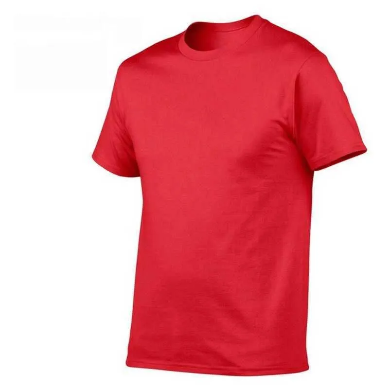 Camiseta de algodón de verano para hombre, camisa sencilla con cuello redondo, ropa de calle informal, genial 210706