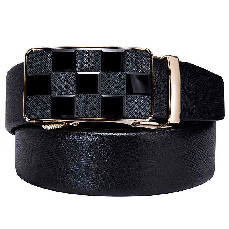 Nouveau luxe en cuir véritable ceinture pour hommes pour hommes 2020 créateur de mode boucle ceinture automatique cliquet taille ceinture noir jean sangle AA220312