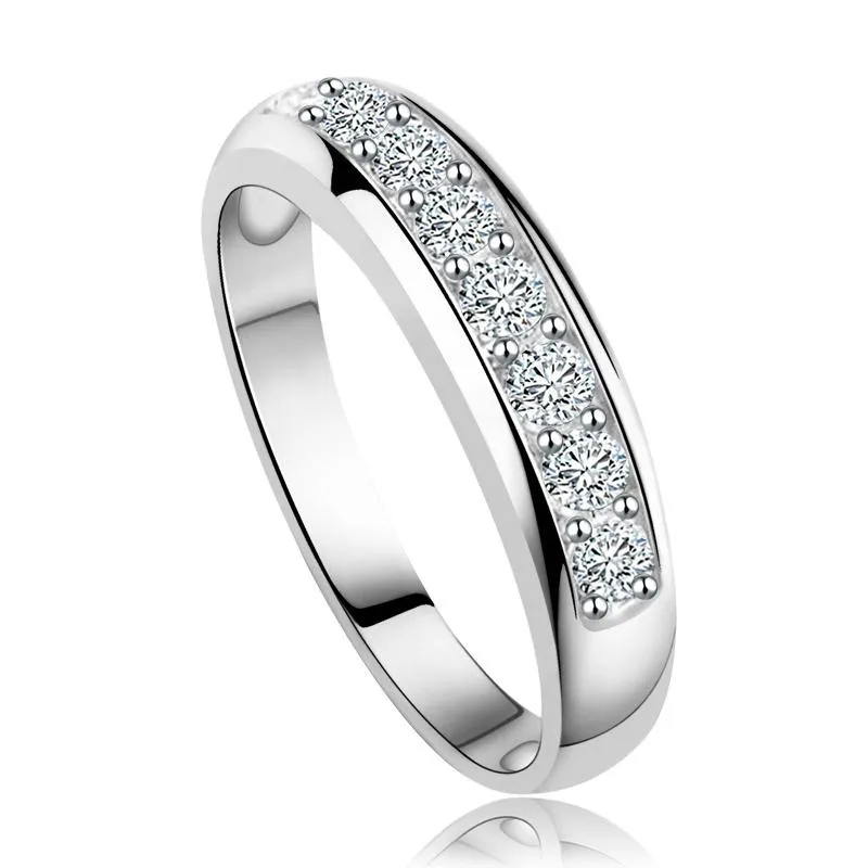 S925 argent Sterling diamant nillos bague Bizuteri Couple bijoux mariage Bizuteri pour femmes Dimnte pierre gemme bague Box2875869