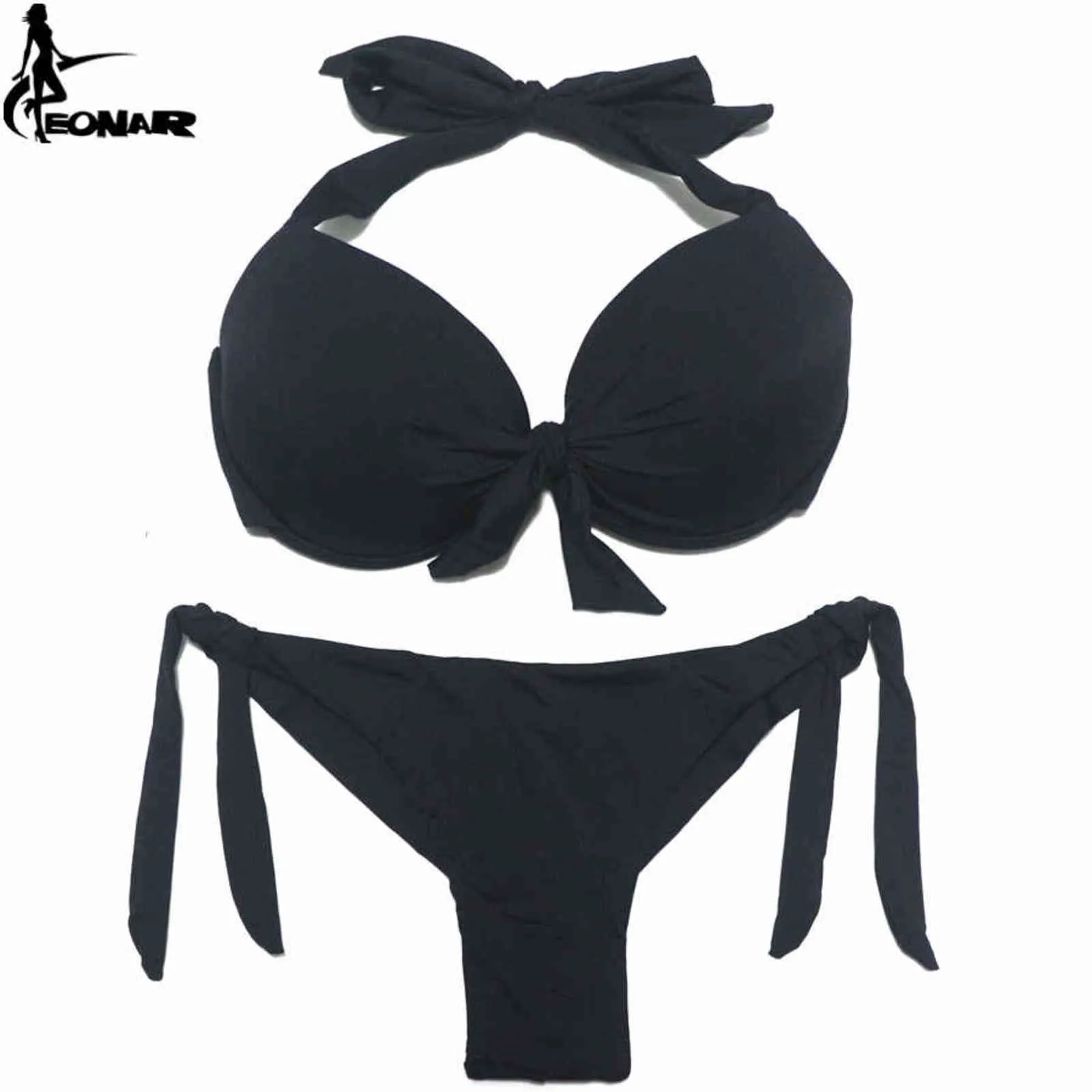 eonar bikini swimsuits swimsuits نساء دفع أعلى مجموعة البرازيلية قطع الاستحمام السفلية مثيرة بالإضافة إلى حجم السباحة 2111204904432