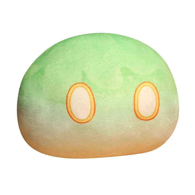 Anime Genshin Impact Slime Plush Keychain Cosplay Cute Throw Handful Toys Cartoon Birthday Xmas Gift Y220224198Q