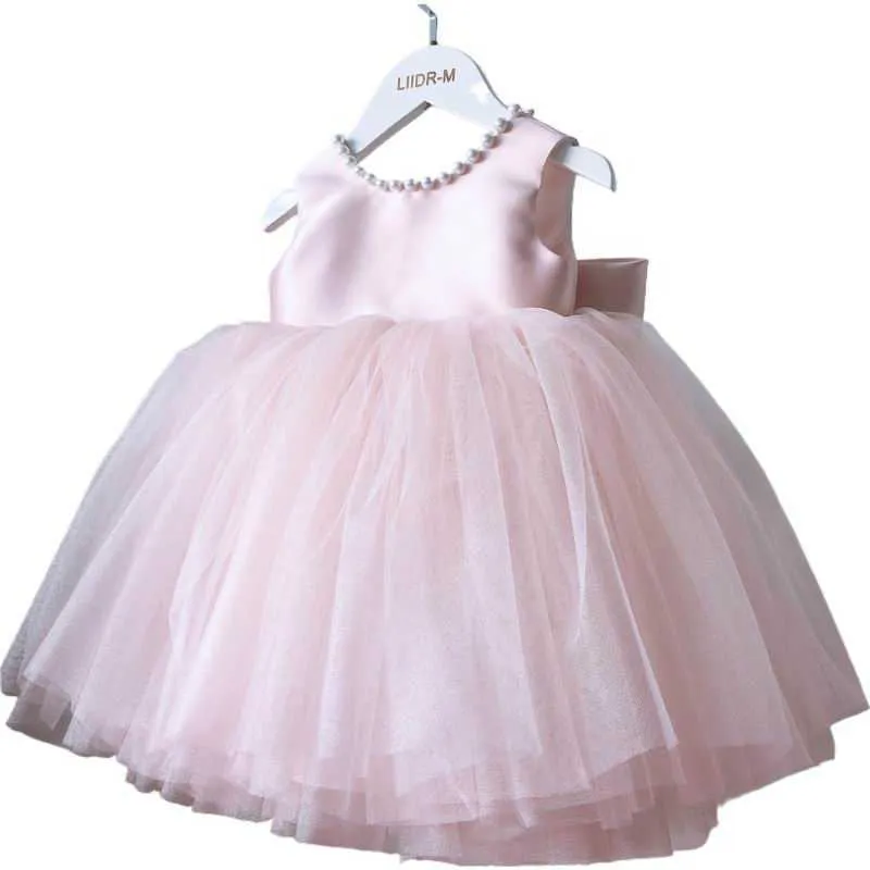 Robe de demoiselle d'honneur pour les mariages Princesse Big Bow Robe de bal Anniversaire Piano Performance Vêtements DJ005 210610