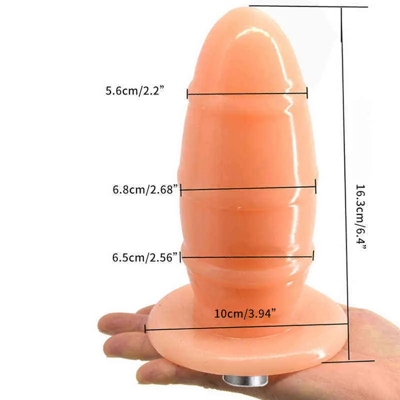 Nxy Anal Toys Advanced Super Big Sex Machine Attachment 3xlr Accessories Rugby Dildo Plug for Women Man Y51 1218