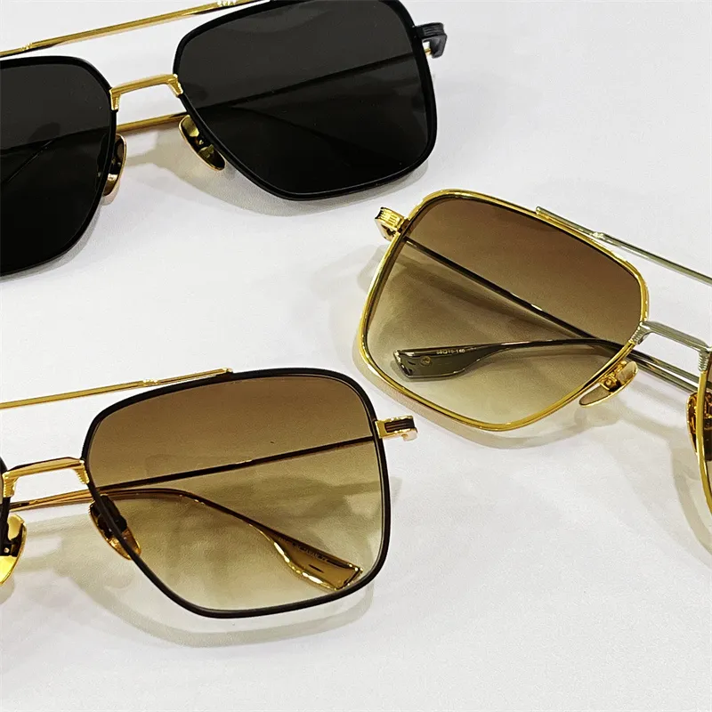 Marke Designer Sonnenbrille Für Männer Luxus Top Flache Vintage Gläser Mode Stil Sommer Sonnenbrille Hohe Qualität Quadratische Form UV 400 302f