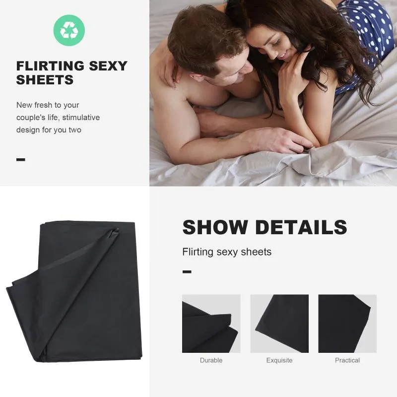 Sheets & Sets Waterproof Bed Sheet Sex Flirting Cover Adult Oil Bedding277M