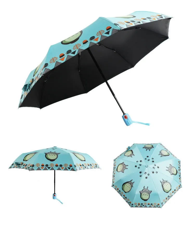 子供傘カートンかわいいパラプライ3折りたたみ傘の学生Parasolコスプレコレクション子供雨と太陽