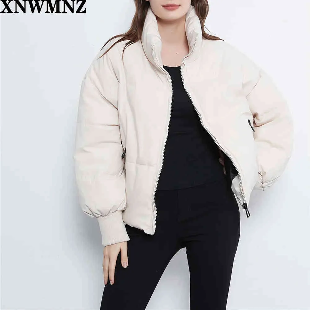 Vinter tjock varm snö parka kappa kvinnor solid jacka outwear kvinnlig casual lös svart kort parkas mujer casaco feminino 210520