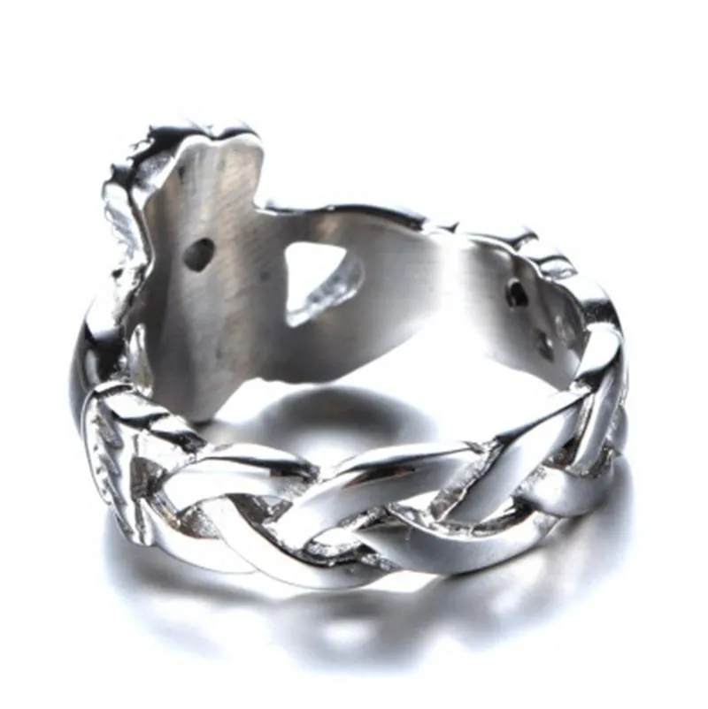 Anneaux de mariage Classique Irlande du Nord Style Claddagh Coeur Amour Bague Glamour Dames Fête Bijoux 310I