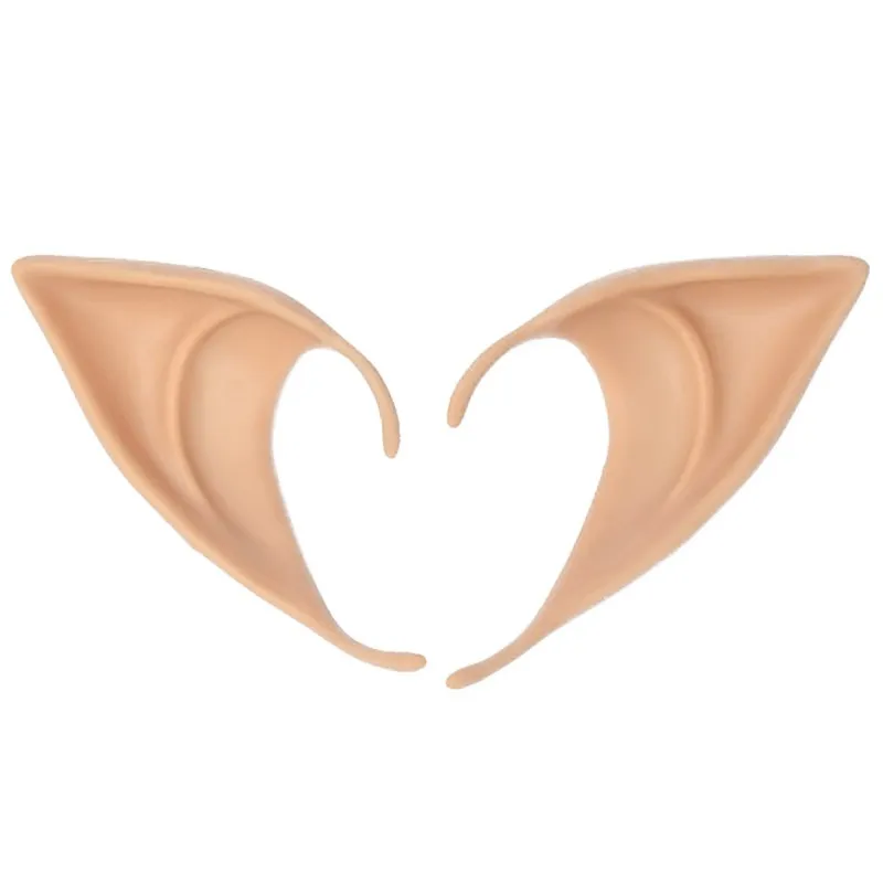 Mysterious Angel Elf Ears Accessori Fairy Cosplay Accesso di Halloween Christmas Party Latex Punta punta Suggerimenti False Orecchie False PROPEGGIO NUOVO4483393