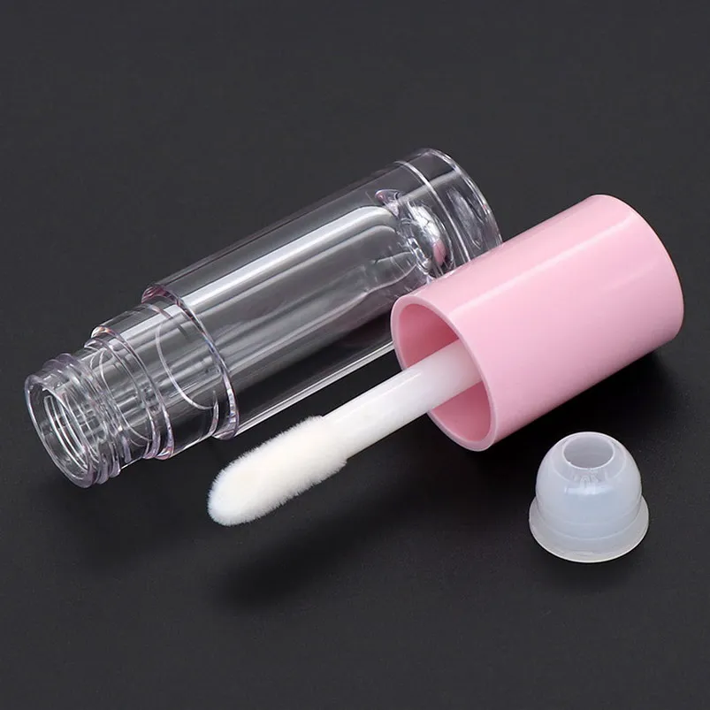 6.5ml lege lip glanzend buizen lippen glazuur grote doe voet wand make-up diy cosmetische lippenstift lip oliën balsem container