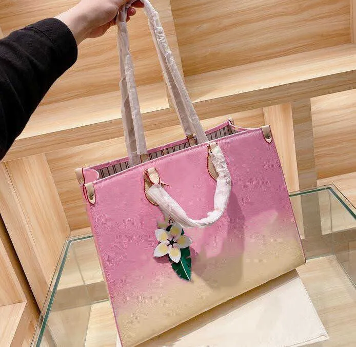 Women Luxurys Designers Handbags M45320 Ladies Tote Shopping Bags Wholesale Handbag Fashion Onthego Classic Letter Purse 36 41cm On The Go