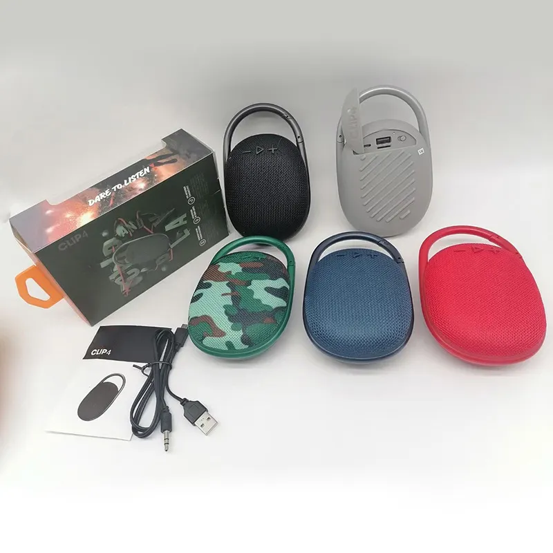 JHL Clip 4 Mini altoparlanti bluetooth wireless Bluetooth portatile sportivo esterni a doppio corno a doppio corno i