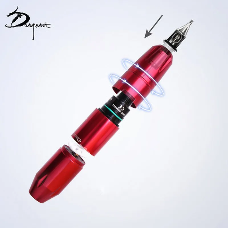 Dragon Artist Tattoo Netzteil Colorful II Generation Pen Secant Line Fogging Integrierte Motormaschine Schwarz Rot Gold6888593