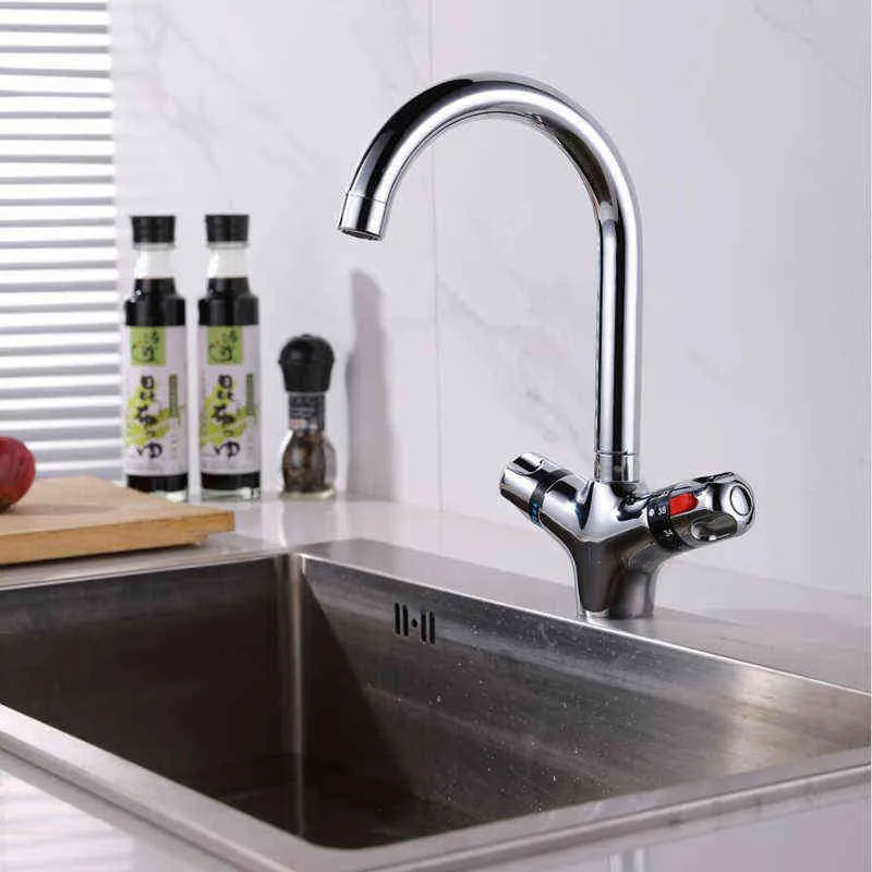 BAKALA Thermostatic Kitchen Faucets mixer taps wash basin sink faucets bathroom basin sink mixer water tap torneira griferia 211108