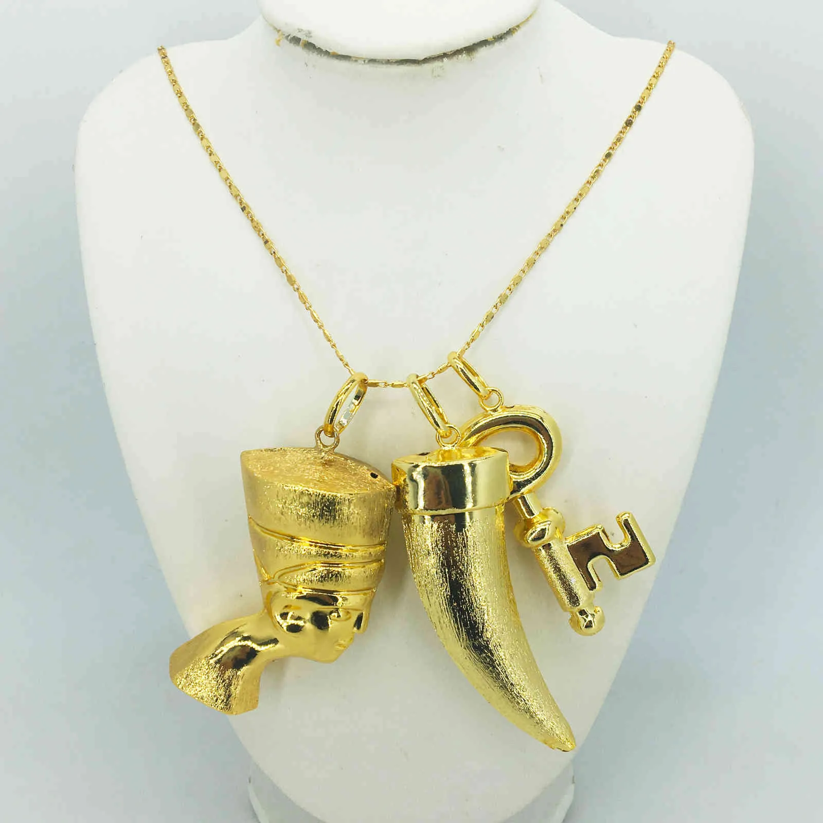 Ensemble de bijoux de boutique de mode pour femmes dubai entier mariage collier design en or 24 carats
