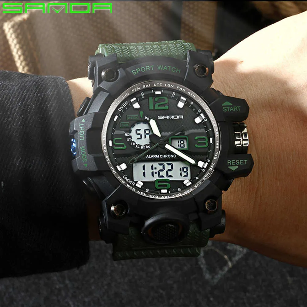 G Style Sanda Sports Men's Men's Watches Top Brand Luxury Military Shock resist Orologi digitali Orologio maschio Renogio Masculino 74301J