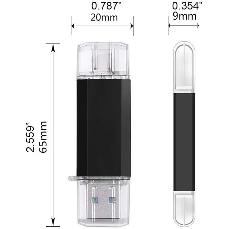 USB Flash Drives 3 na 1 USB30 Typ Cet Pen napęd 32 GB 64 GB 128 GB Pendrives Szybkie Stick 7890716