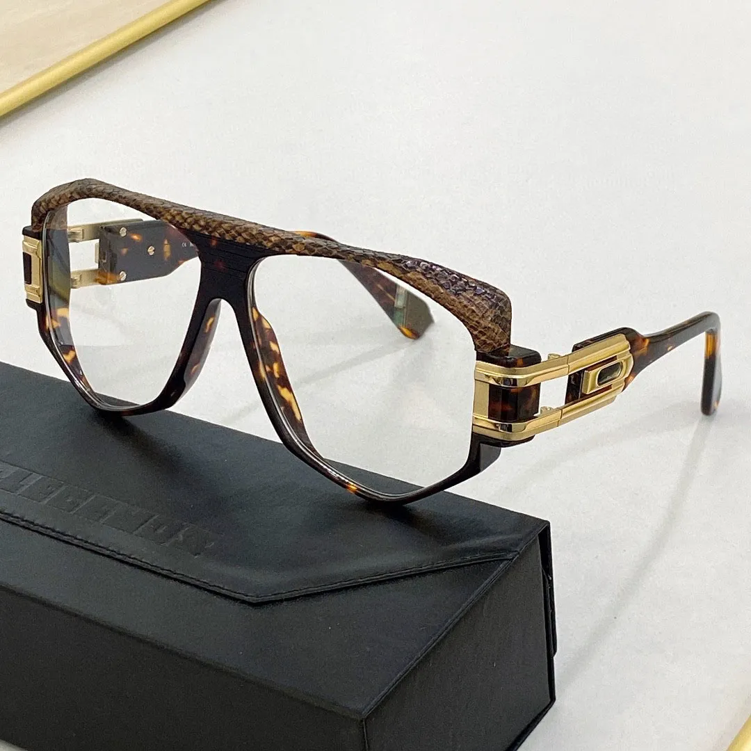 Caza Snake Skin 163 Лучшие высококачественные высококачественные дизайнерские солнцезащитные очки для мужчин женщины Новые продажи всемирно известный дизайн моды Super Brand 257U
