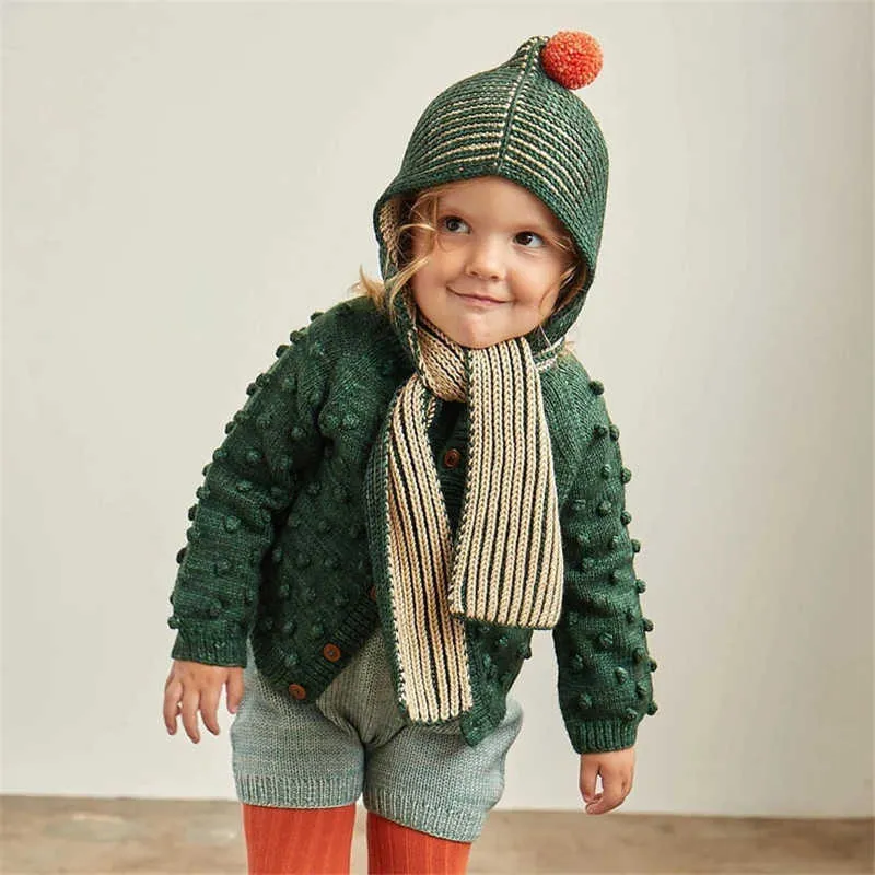 Misha och puff design 40% merino ull barn flicka stickas kjol för höst vinter baby mode kläder märke barn kjol 210619