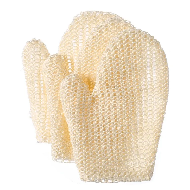 Natur Spa Dusch Scrubber Svamp Badhandske Mitt Mjukare Smooth Renew Skin Anti-Aging Miljövänlig T2i53319 till sjöss