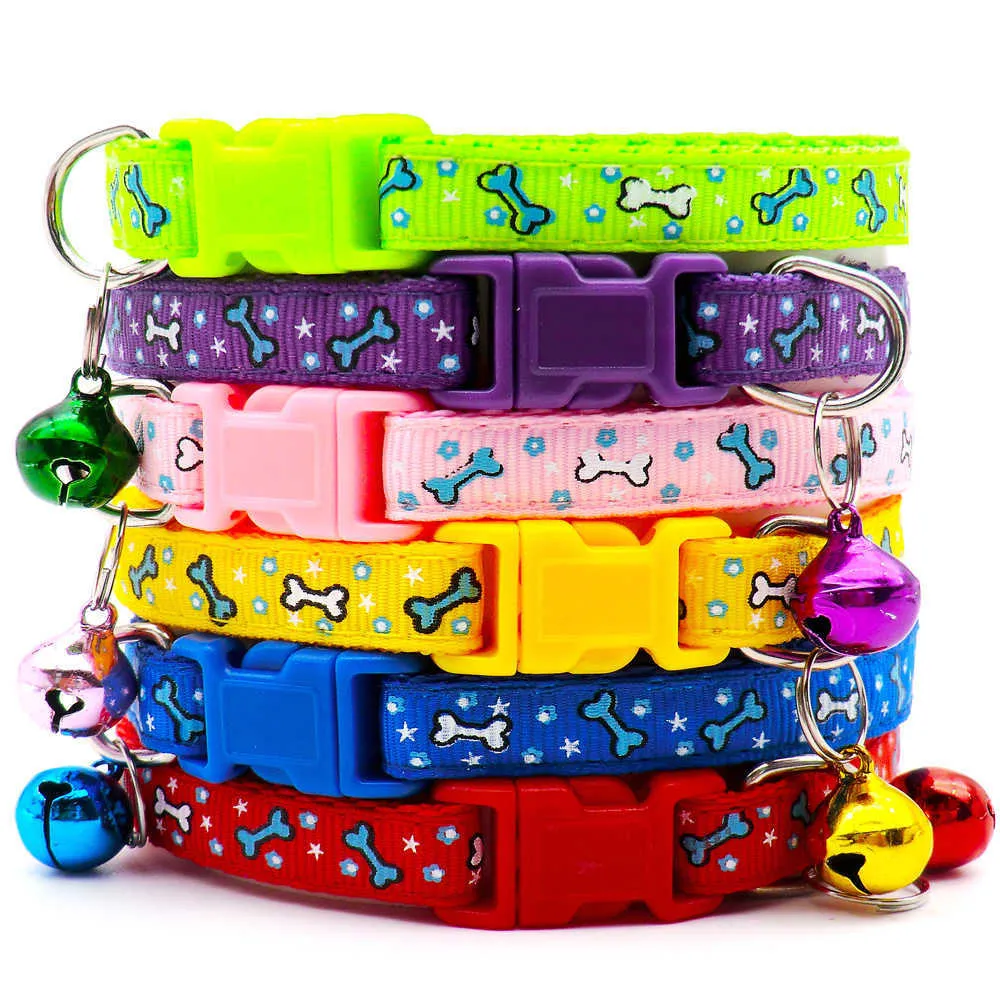 HELA BENPRYCK CAT COLLARS MED BELLS BUCKLE BRACKAWAY PET HUND HALBALE FÖR DUG TAG CATS Tillbehör PET PRODUKT P96281644275