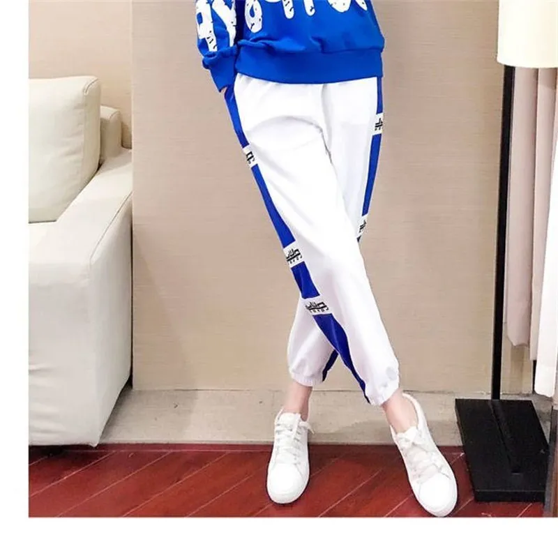 Womens Outfits 2 Stuk Sets Zomer Kleding Voor Dames Lange Mouwen Shirt Tracksuit Mode Streetwear Lounge Draag Sweatsuit X0428