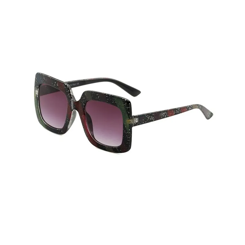 Fashion Multicolor Ladies Sunglasses Retro Square Oversize Sun Glasses Uv Protection Big Frame Funny Stripe Eyeglasses With Box229w
